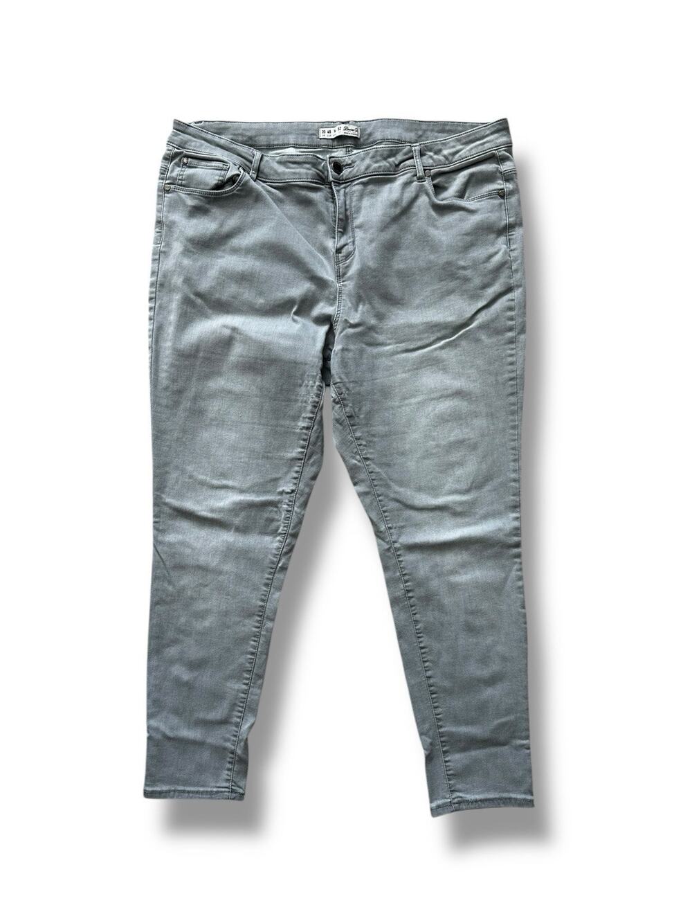 Primark Denim Co Women's Light Gray Stretch Jegging Denim Jeans Size 16